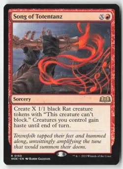 MTG - Song of Totentanz R Wilds of Eldraine 150 NM pack fresh - Image 1