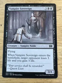 Vampire Sovereign (097) Double Masters 2022 MTG Magic - Image 1