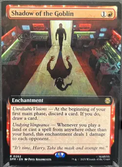 MTG Marvel’s Spider-Man Shadow of the Goblin Extended Art (Rare) - Image 1