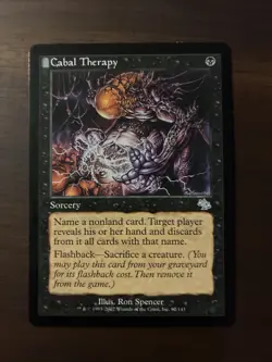 2X Cabal Therapy LP [Judgment] Mtg Magic Free Tracking! - Image 3