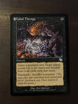 2X Cabal Therapy LP [Judgment] Mtg Magic Free Tracking! - Image 4