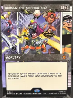MTG Marvel's Spider-Man Behold the Sinister Six! Borderless (Mythic) - Image 1