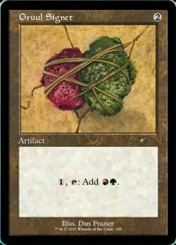 NM-Mint, English MTG Regular Gruul Signet Secret Lair Drop Series Singles Magic - Image 1