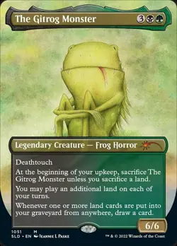NM-Mint, English MTG Regular The Gitrog Monster - Borderless Secret Lair Drop Se - Image 1