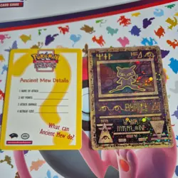 Ancient Mew Holo Promo Pokemon Card Unsealed + Insert 1999 - Image 1