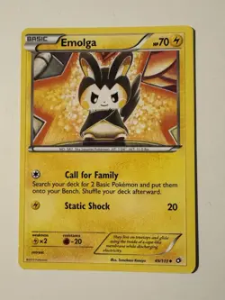 Emolga 49/113 - Pokemon Legendary Treasures - Regular - NM - Image 1