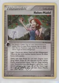 Holon Lass German Pokemon EX Delta Species #92 2005 - Image 1