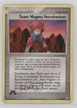 Team Magma Conspirator German Pokemon EX vs Aqua #82 2004 - Image 1