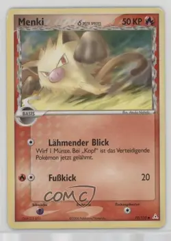 Mankey German Pokemon EX Holon Phantoms #70 2006 - Image 1