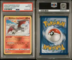 2023 POKEMON SWORD & SHIELD CROWN ZENITH #020 RADIANT CHARIZARD PSA 10 - Image 3