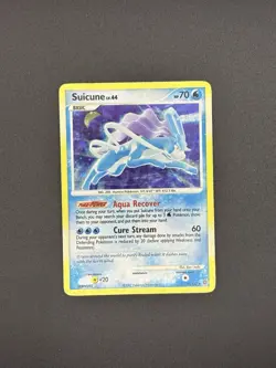 Suicune LV.44 Holo Foil 19/132 Secret Wonders Cracked Ice Pokemon - Image 1
