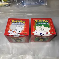 SEALED Vintage 1999 Burger King 23k Gold Plated Pokemon Card - Mewtwo & togepi - Image 1