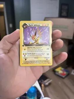 Dark Jolteon 1st Edition Non-Holo Card 38/82 - Image 2