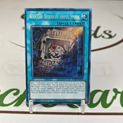 WANTED: Seeker Of Sinful Spoils RA03-EN074 Secret Rare 1st Ed Yugioh Card NM - Image 1