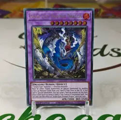 Snake-Eyes Doomed Dragon SUDA-EN035 Secret Rare 1st Ed Yugioh Card Near Mint - Image 1