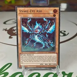 Snake-Eye Ash OP25-EN002 Ultimate Rare Yugioh Card Near Mint - Image 1
