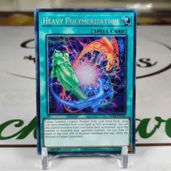 Heavy Polymerization MP24-EN150 Prismatic Secret Rare Yugioh Card Near Mint - Image 1
