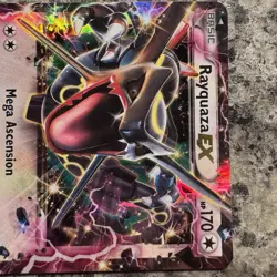 Rayquaza EX XY69 - Full Art Ultra Rare Promo - Black Star Pokemon Card - LP/NM - Image 2