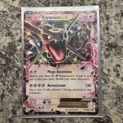 Rayquaza EX XY69 - Full Art Ultra Rare Promo - Black Star Pokemon Card - LP/NM - Image 5