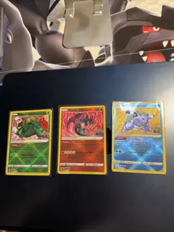 Radiant Venusaur Charizard Blastoise SEQ set Pokemon Go TCG Pokemon Card NM - Image 1