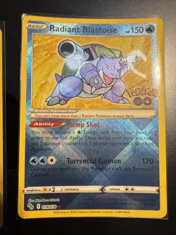 Radiant Venusaur Charizard Blastoise SEQ set Pokemon Go TCG Pokemon Card NM - Image 4