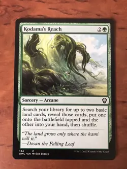 Kodama's Reach MTG Magic the Gathering Card NM Near Mint Dominaria Commander DMC - Image 1