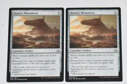 2x BONTU'S MONUMENT Uncommon Artifact AMONKHET MAGIC GATHERING CARD - Image 1
