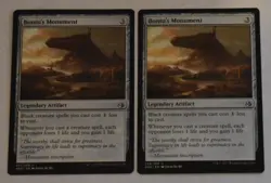 2x BONTU'S MONUMENT Uncommon Artifact AMONKHET MAGIC GATHERING CARD - Image 2