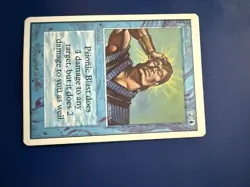 Magic the Gathering Psionic Blast Unlimited Edition Card LP/MP - Image 1