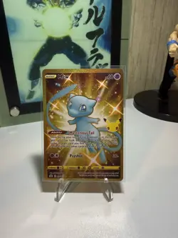 Celebrations Mew Full Art Ultra Rare Gold Holo 25/25 Pokemon Card NM - Image 1