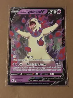 Hisuian Typhlosion V 053/189 SWSH10: Astral Radiance NM Pokemon TCG Card - Image 1