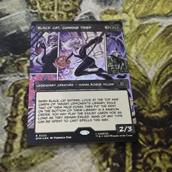 Black Cat, Cunning Thief Borderless Foil NM Marvel's Spider-Man - Image 1