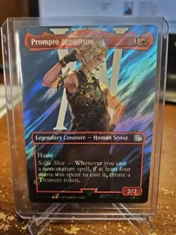 Magic: The Gathering Final Fantas Prompto Argentum 0532 (Borderless) Surge Foil - Image 1