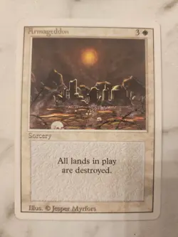 Armageddon Revised Edition MTG Magic the Gathering LP - Image 1