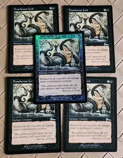 5 Treacherous Link Urza's Legacy FOIL + Regular NM Near Mint - Image 1