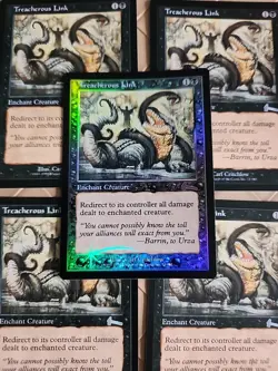 5 Treacherous Link Urza's Legacy FOIL + Regular NM Near Mint - Image 2