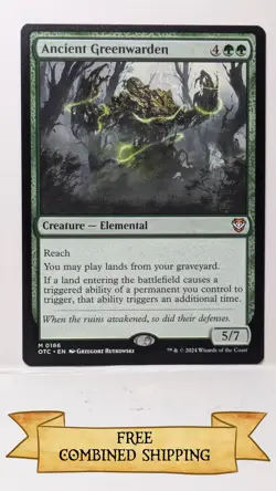 Ancient Greenwarden Commander: Outlaws of Thunder Junction Regular - Image 1