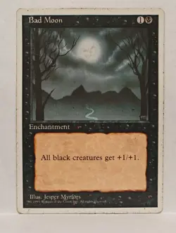 Bad Moon MTG: 4th Edition Regular Rare - Image 1