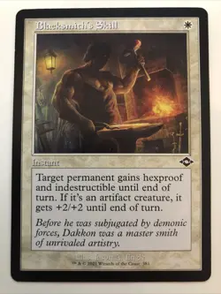 MTG Modern Horizons 2 Blacksmith's Skill Retro Frame 381 NM - Image 1