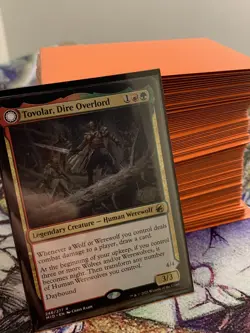 Tovolar, Dire Overlord *CUSTOM* EDH Deck MTG Magic the Gathering Commander GRUUL - Image 1