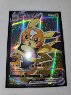 Pokemon Lucha Pikachu Cosplay Card Mint - Image 1