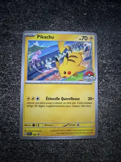PIKACHU PROMO - POKEMON SVP 190 WORLD CHAMPIONSHIP 2024 NEUF FR - Image 1