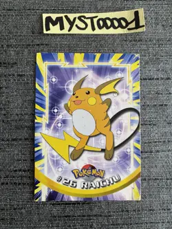 Pokemon TOPPS #26 Raichu Francais Occasion - Image 1