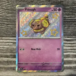 Pokemon Fidough 069 Black Star Promo Shiny Holo NM/MINT - Image 1