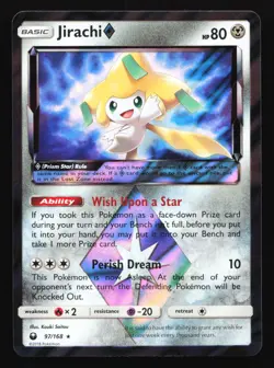 Pokemon Jirachi Prism Star 97/168 Celestial Storm Ultra Rare Holo MP - Image 1
