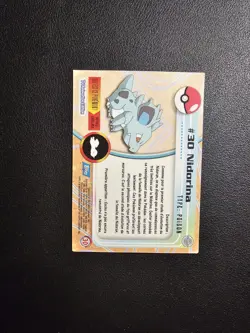 Carte Pokemon Nidorina 30 TOPPS Serie 1 Francais - Image 2