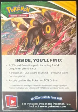 2021 POKEMON SWORD & SHIELD EVOLVING SKIES BUILD BATTLE BOX NEW SEALED UMBREON - Image 2