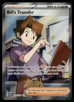 Bill's Transfer - 194/165 Ultra Rare Holo NM Pokemon SV: Scarlet & Violet 151 - Image 1
