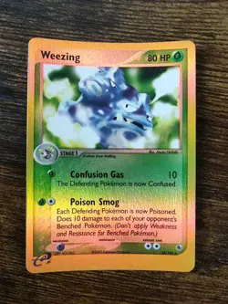 Pokemon Weezing EX Ruby and Sapphire 24/109 Reverse Holo Rare NM-MINT - Image 1