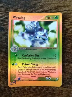 Pokemon Weezing EX Ruby and Sapphire 24/109 Reverse Holo Rare NM-MINT - Image 2